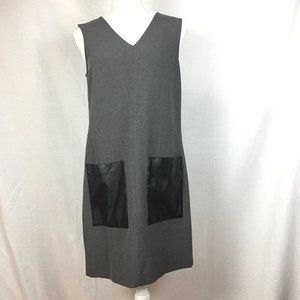 Ann Taylor Leather Pockets Dress